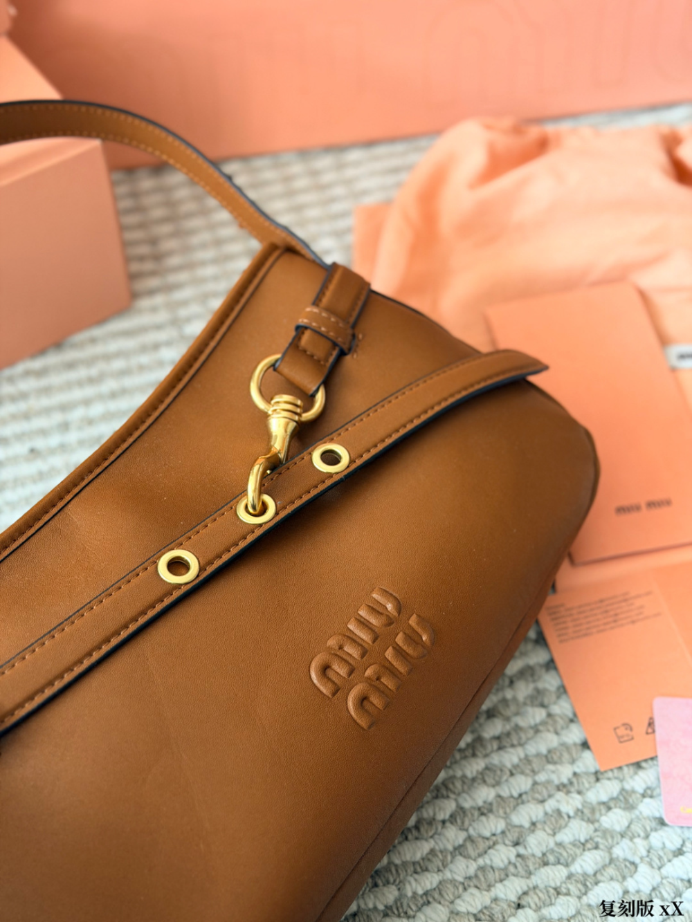 MIU04 New arrive fashion brown pink black beige color bag for woman beautiful gift to choose size  32*18cm