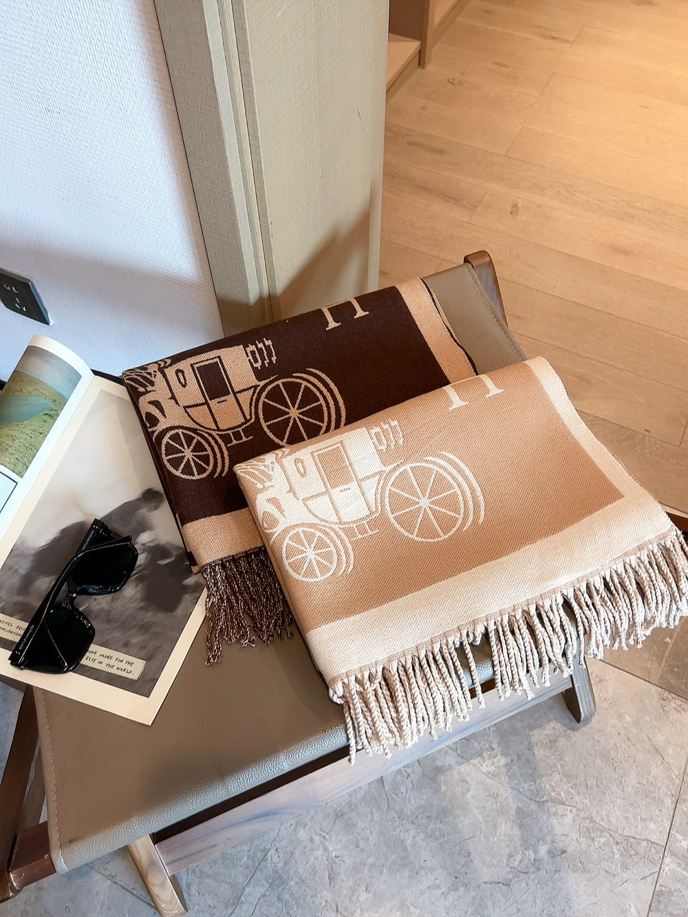 HEM68 Winter Scarf Pashmina For Designers warm Scarfs Fashion Classic Women Designer Brand Cashmere Winter Scarf Wrap 180cm scarf for women Size 65*180CM