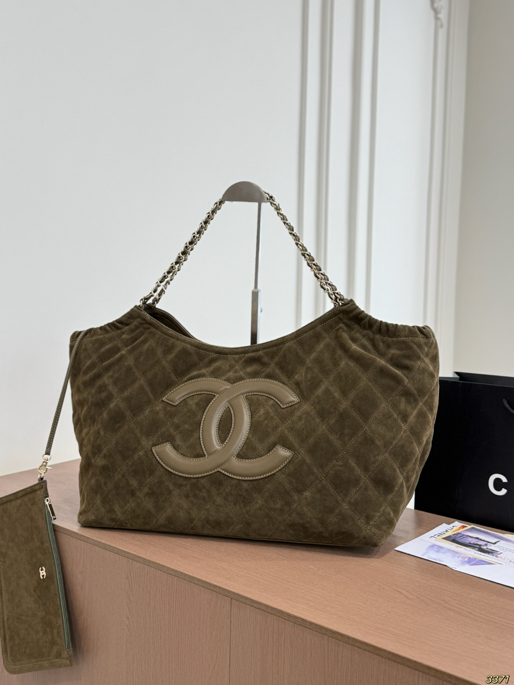 CEM354 New arrive fashion brown olive green black coffee color bag for woman beautiful gift to choose 42*27cm