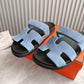 HEM102 Designer women Slippers sandals shoes for women mix color shoes high quality size 35 to 42