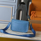 LEM458 New arrive fashion blue bag for woman hands bag beautiful gift to choose gift 25.0× 9.0×15.0cm