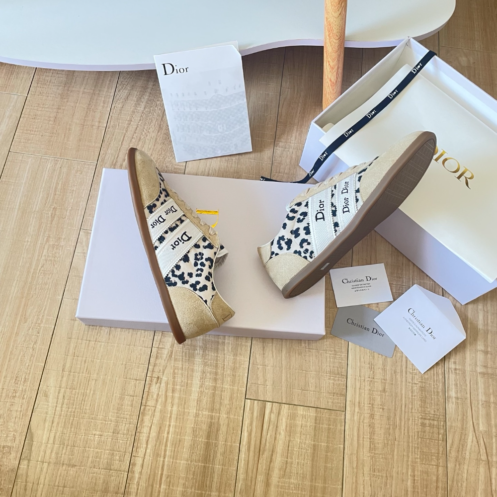 DEM364 New trendy white leopard print women's shoes men's shoes available in various colors excellent gift item