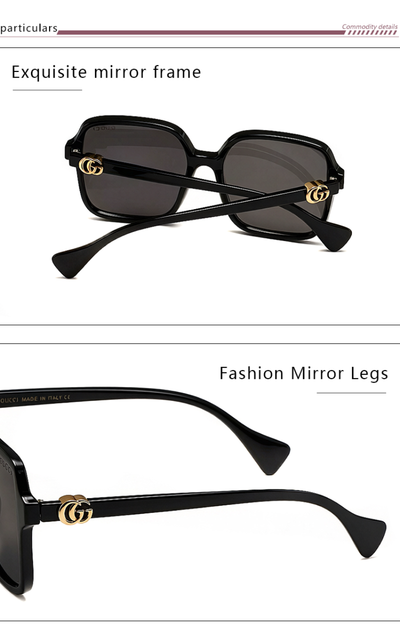 GEM219 Designer sunglasses luxury Spicy girl style sunglasses for women Sexy trend men gift glasses Beach shading UV protection polarized glasses with box