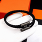HEM115 New trendy open-style bracelet - metal letter wristband - women's couple accessory
