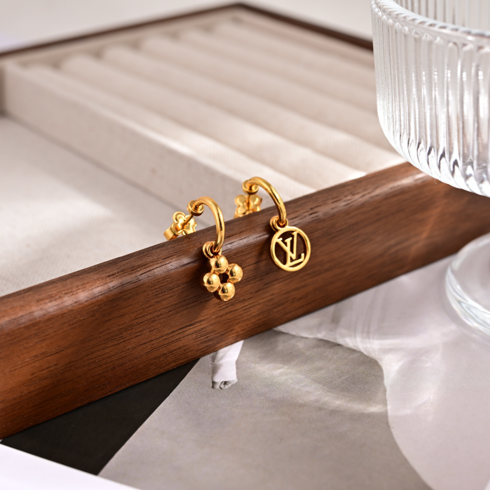 LEM391 New Arrive Fashion Gold Color Earring  for Woman Jewelry Beautiful Jewelry To Choose Gift No with Box