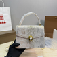BEM38 New arrive fashion beige white green blue brown black gold gray-blue bag for woman hands bag beautiful gift to choose gift 21*16cm