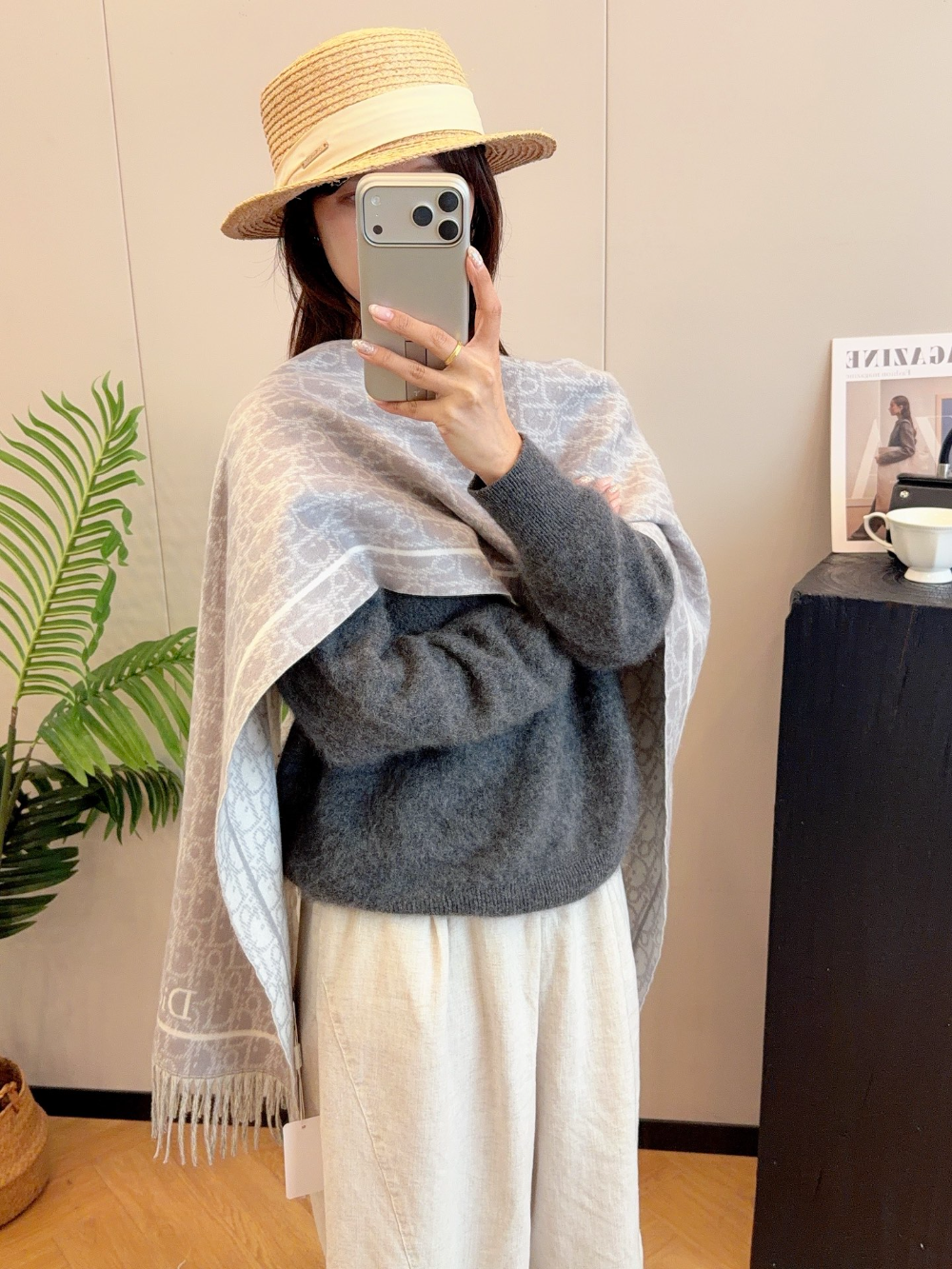 DEM331 new arrive  Hot sale black grey color fashion beautiful  scarf  for woman gift  to choose size 180*45cm