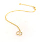 DEM285  New Arrive Fashion  with Diamond Stars Pearl  Necklce for Woman Brass Material Jewelry To Choose Gift