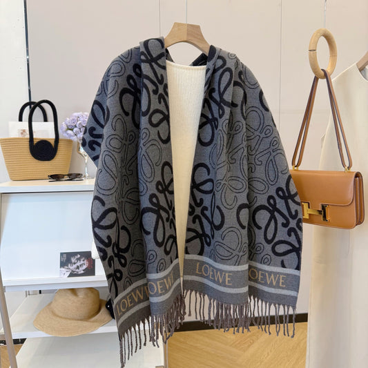 WEM02 luxury Designer Cashmere Scarf Winter Women Long Scarf Quality Headband Fashion Men brand Scarves Classic Printed Check Big Plaid Shawls Soft comfortable gift 65*180CM