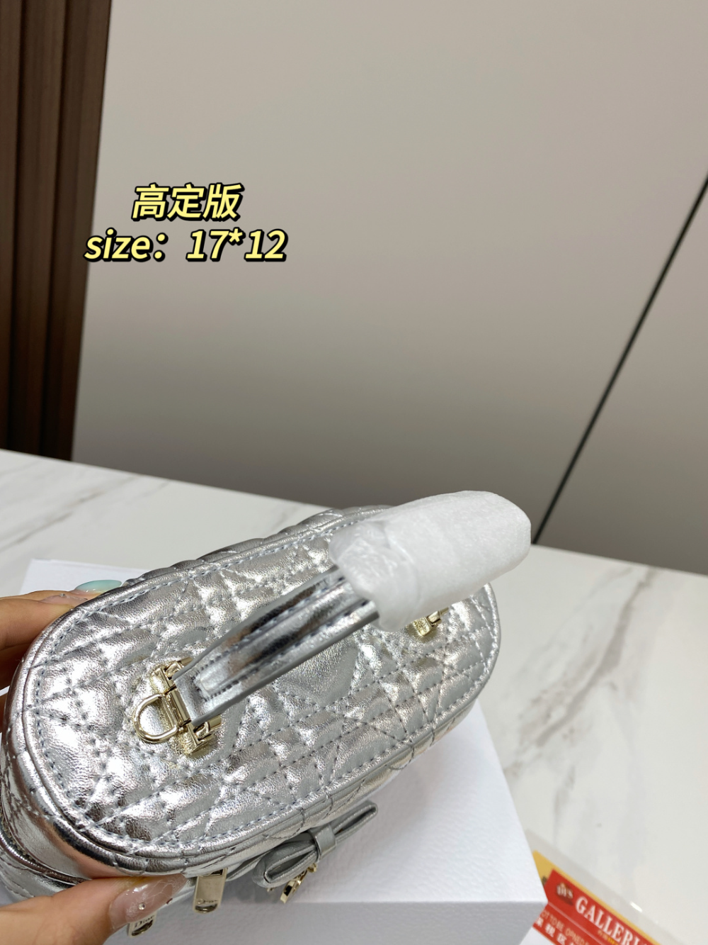 DEM349 New arrive fashion gold silver color bag for woman beautiful gift to choose