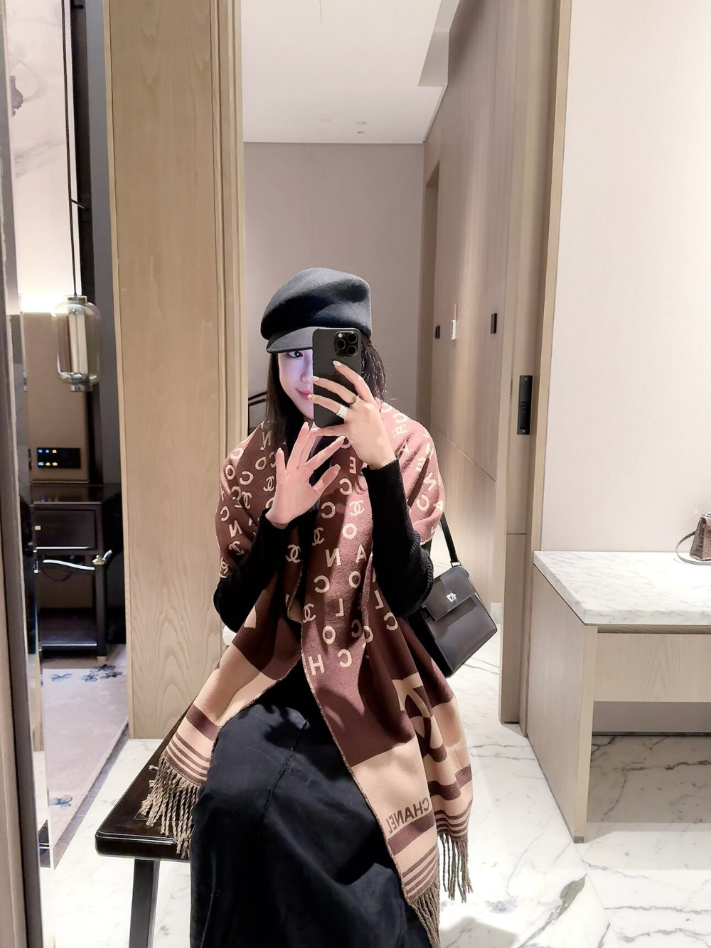 CEM360 new arrive  Hot sale pink brown color fashion beautiful  scarf  for woman gift  to choose