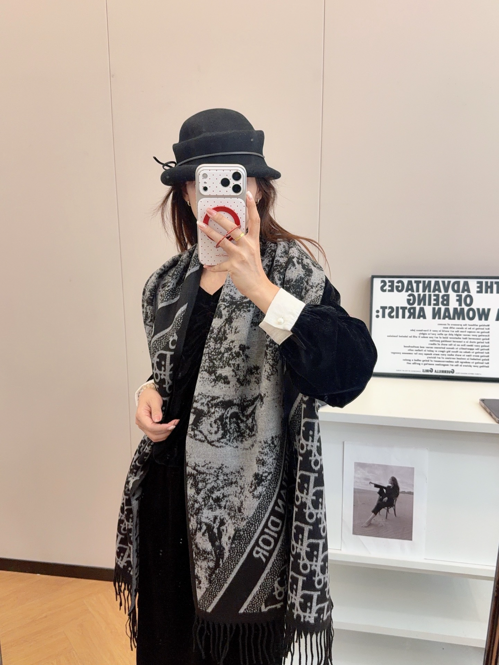 DEM336 new arrive  Hot sale  brown grey color fashion beautiful  scarf  for woman gift  to choose size 180*60cm