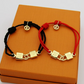 LEM471 New trendy open-style bracelet - Metal lock letter wristband - Women's couple accessory