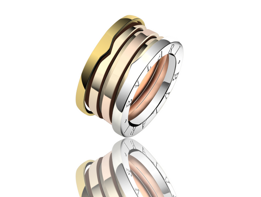 BR20  Hot Sale Fashion Rings for Women Men Jewelry Couples Cubic Zirconia Wedding Rings Bague Femme