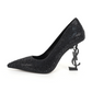 YLEM6 classic fashion High-heeled black silver gold red shoes for woman lover shose color beautiful gift to choose 8.5cm