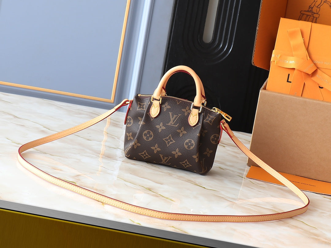 LEM246 Designer bag Classic Brown Wallet Shoulder bag Date Code Handbag Purse 17x 11x 6cm