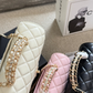 CEM479 New arrive fashion pink black white bag for woman hands bag beautiful gift to choose gift 13×20×9cm