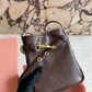 MIU03 New arrive fashion black brown color bag for woman beautiful gift to choose gift size to choose 18*17cm
