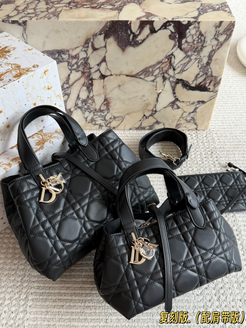 DEM373  New arrive fashion black white pink khaki beige color bag for woman beautiful gift to choose 2 size