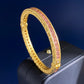 DGEM01 New Arrive Fashion  Hot Sale  Brass Crystal Square Diamond Love Braclet for Woman Jewelry To Choose Gift