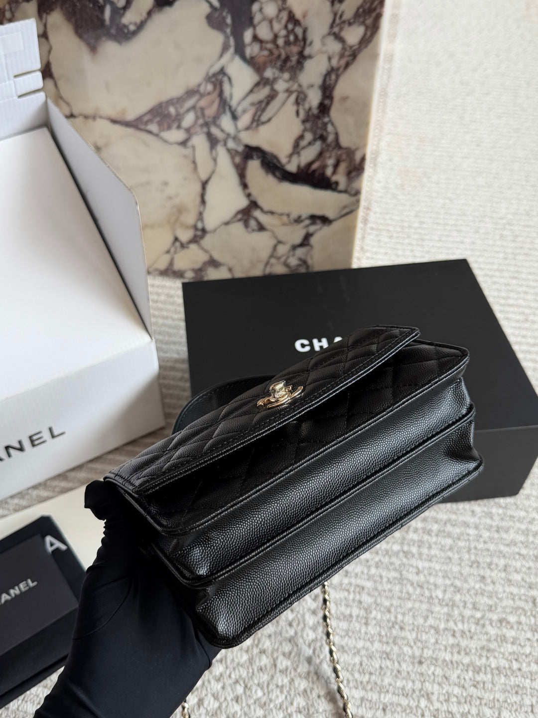 CEM282 New arrive fashion  black bag for woman hands bag beautiful gift to choose gift 19 x10cm