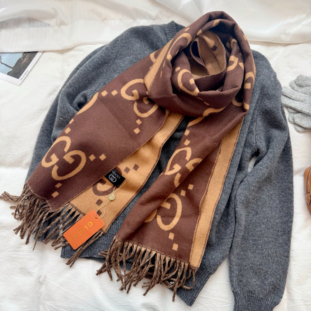 GEM190 new arrive  Hot sale brown deep blue color fashion beautiful  scarf  for woman gift  to choose size 180*45cm