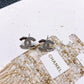 CEM253  New Arrive Gold and Silver  Color Earring Fashion Design with Diamond Earring Charm for Women Jewelry