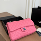 CEM467 New arrive fashion black white yellow peach red lake blue red  purple color bag for woman beautiful gift to choose 25*15cm
