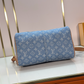 LEM618 New arrive fashion blue pink bag for woman hands bag beautiful gift to choose gift 30*21*17cm