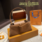 LEM615 New arrive fashion black brown caramel bag for woman hands bag beautiful gift to choose gift 33*13CM