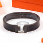 HEM79 New Arrived Fashion Stainless Steel Wholesale 18K Black Color Bracelet for Woman Gift