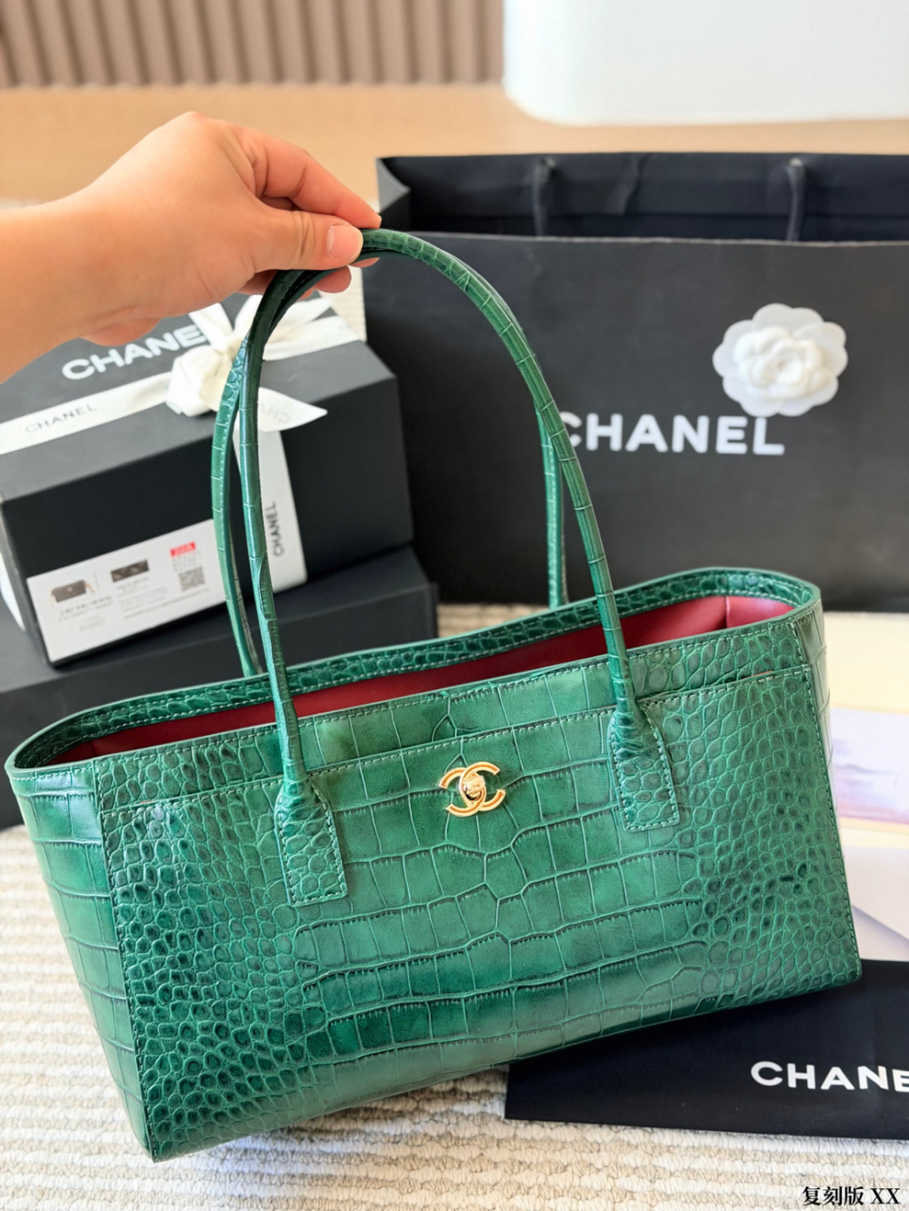 CEM426 New arrive fashion red blue black green grey color bag for woman beautiful gift to choose 35-21-12cm