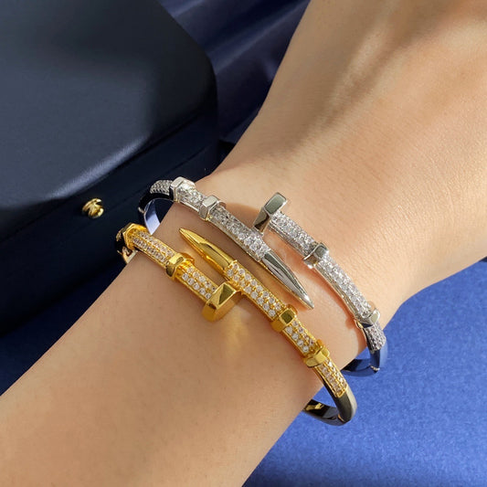 CREM201 New Arrive Fashion  Hot Sale  with Full  Diamond Braclet for Woman Jewelry To Choose Gift