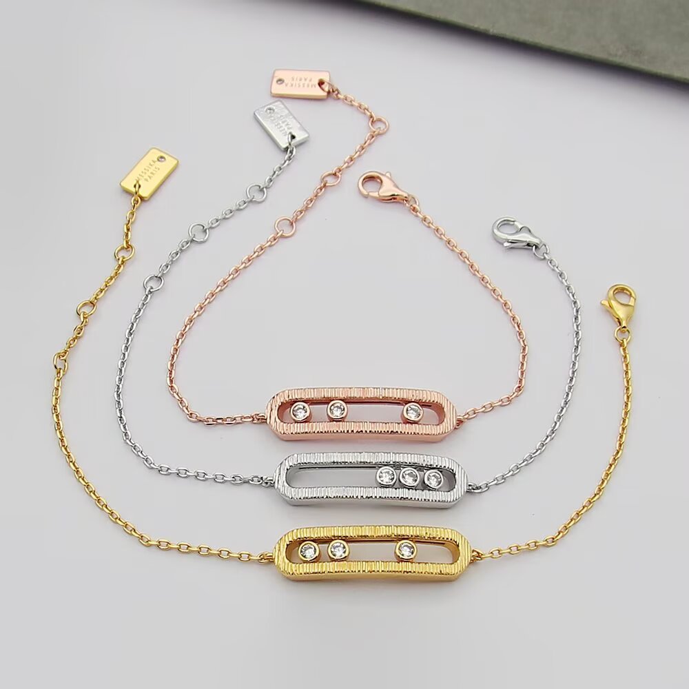 MEM08 Luxury Bracelet Classic Bracelet Designer for Women Cuff copper Bangle