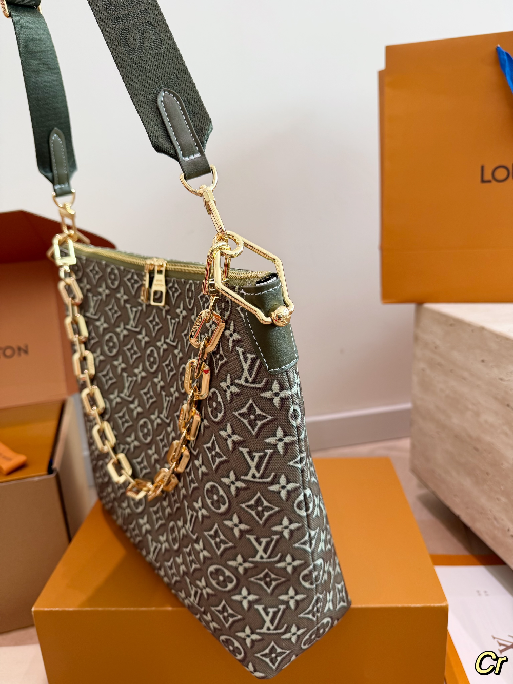LEM594 New arrive fashion army green color bag for woman beautiful gift to choose