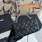 CEM393 New arrive fashion black white light blue silver khaki pink caramel color bag for woman beautiful gift to choose size 19*10cm