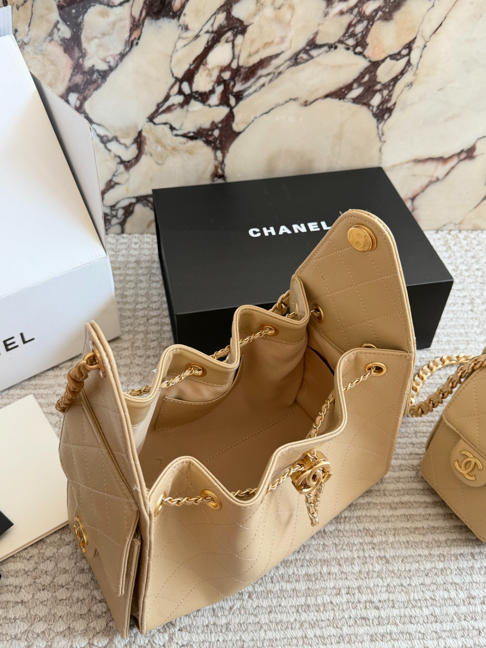 CEM329 New arrive fashion khaki color bag for woman beautiful gift to choose gift size to choose 2 size