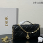 CEM275 The new fashionable diamond-patterned chain bag for ladies is highly fashionable and versatile It is an exquisite gift and an excellent choice for giving as a present 21x12cm