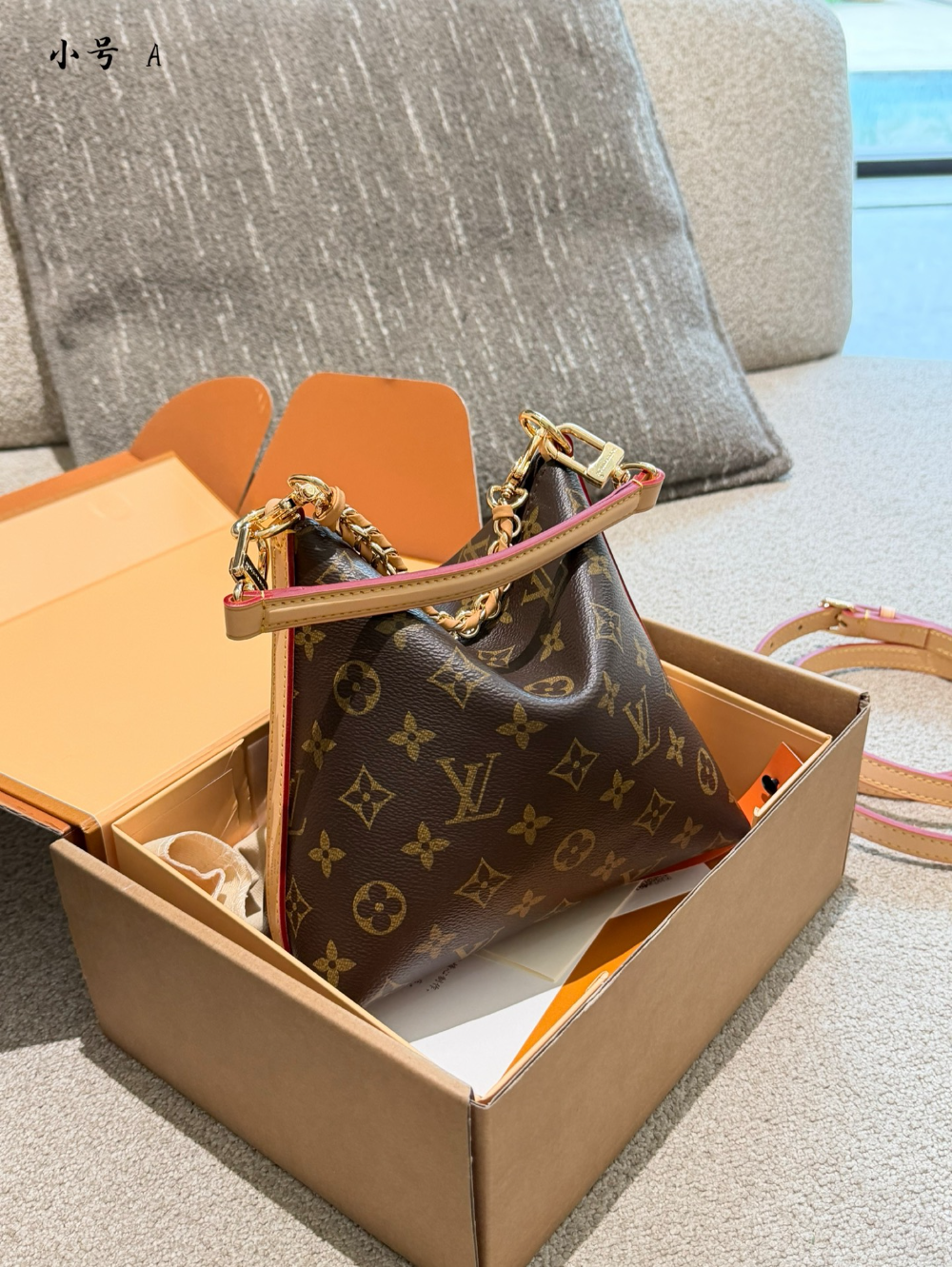 LEM575 New arrive fashion brown color bag for woman beautiful gift to choose size 18*18cm
