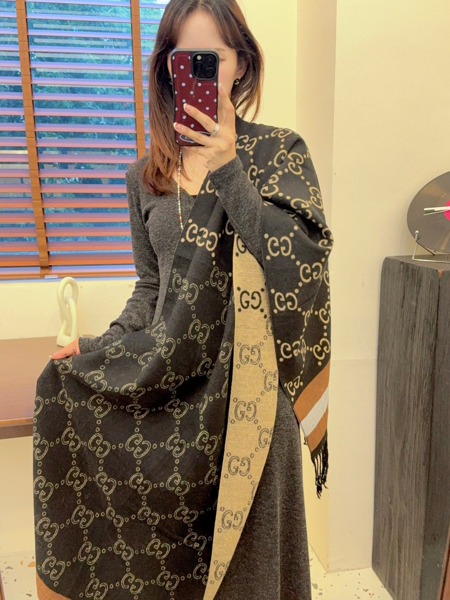 GEM108 designer head scarf womens wool scarf cashmere thick shawl Women's long winter wool cashmere shawl Headscarf fringe fashion new style 65*180cm