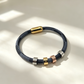 LEM539 New arrive Fashion European American belt titanium steel bracelet couple accessories for woman
