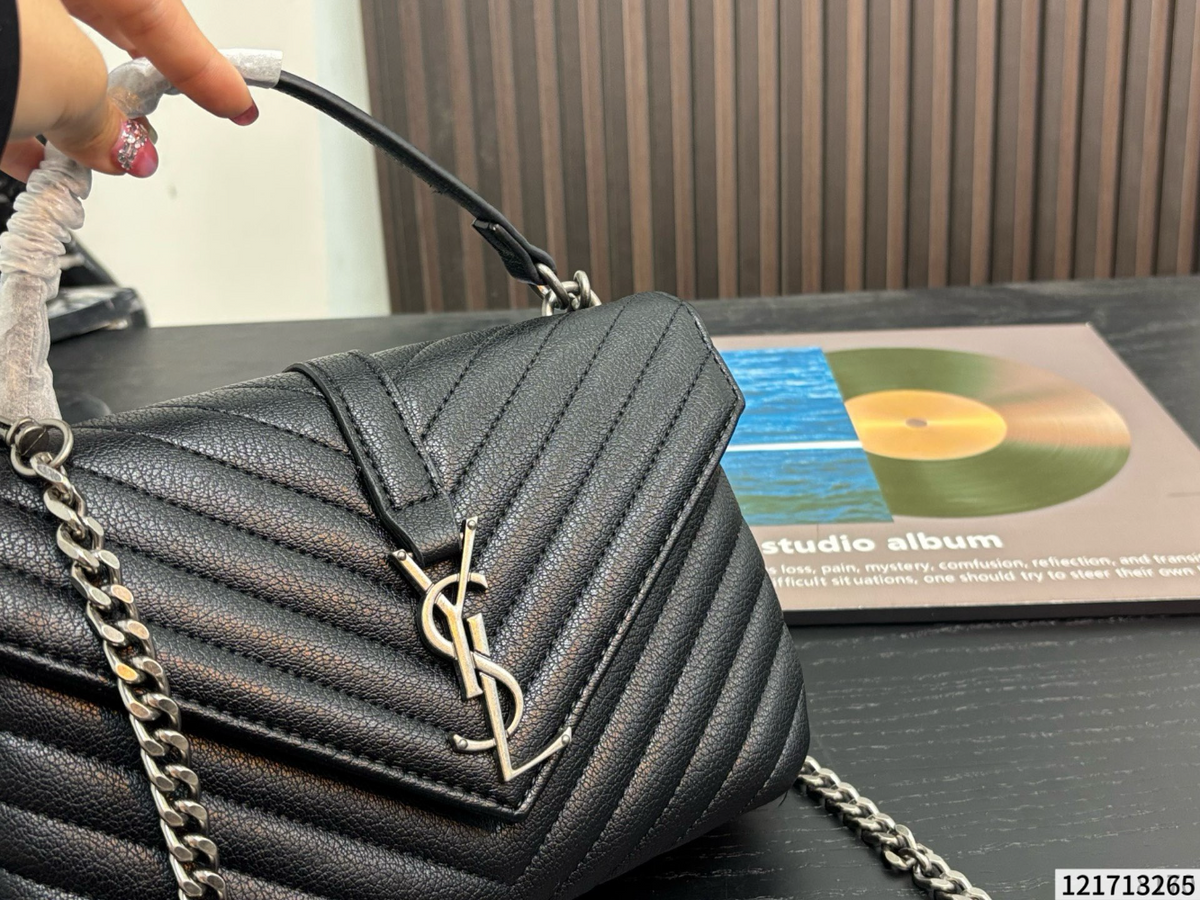 YLEM31 New arrive fashion black white yellow bag for woman hands bag beautiful gift to choose gift 25*19cm