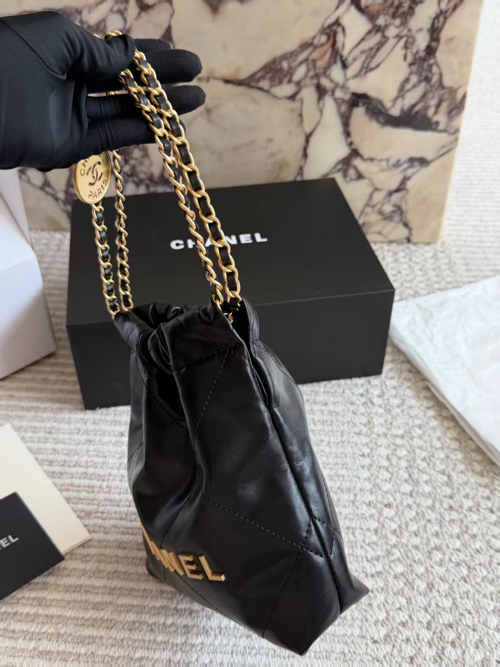 CEM335 New arrive fashion black color bag for woman beautiful gift to choose gift size to choose 20*20cm