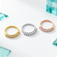 TEM53 New Classic Ring Brand Designer Titanium Steel Ring Gold Ring Women Mens Ring Love Promise Jewelry  #6 #7 #8 #9