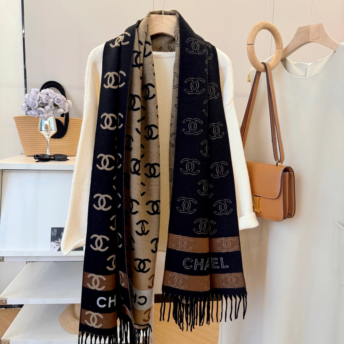 CEM172 Designer Scarf Winter Scarf pashmina for Designers warm Scarfs Fashion Classic Women imitate Cashmere Wool Long Shawl Wrap 65*180cm