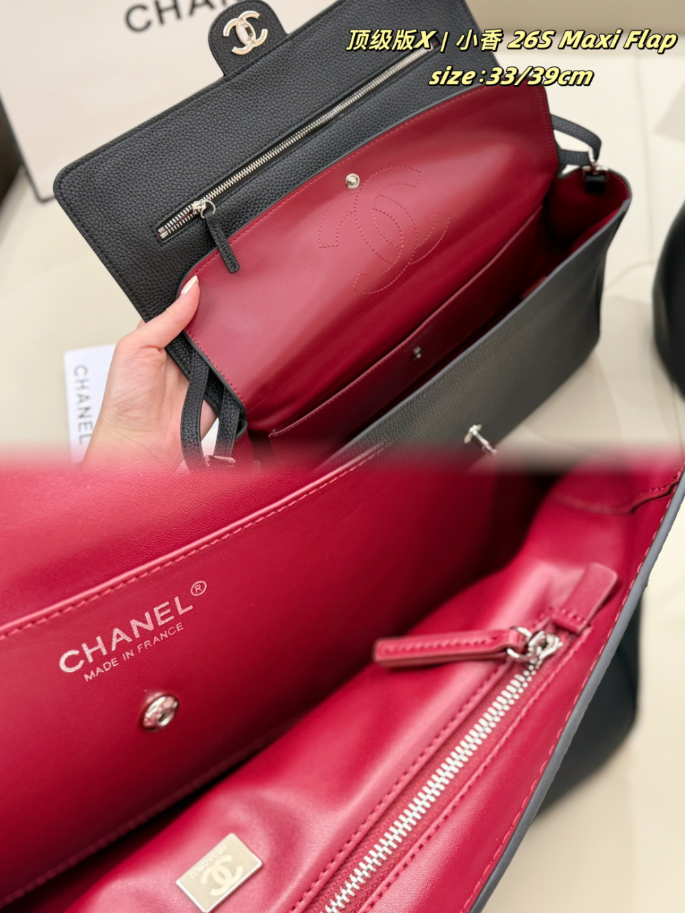 CEM299 New arrive fashion black khaki color bag for woman beautiful gift to choose gift 2 size