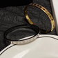 LEM400 New Fashion Open Flower Silver and Gold Color Bracelet Metal Letter Wristband Bracelet Couple Accessories for Woman