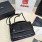 YLEM23 New arrive fashion black white brown bag for woman hands bag beautiful gift to choose gift 25*18cm