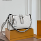 LEM554 New arrive fashion black white grey color bag for woman beautiful gift to choose size 28*17cm