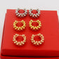 CREM213 New Arrive Fashion  Hot Sale Bullet Ear Buckles C-shaped Earring  for Woman Jewelry To Choose Gift